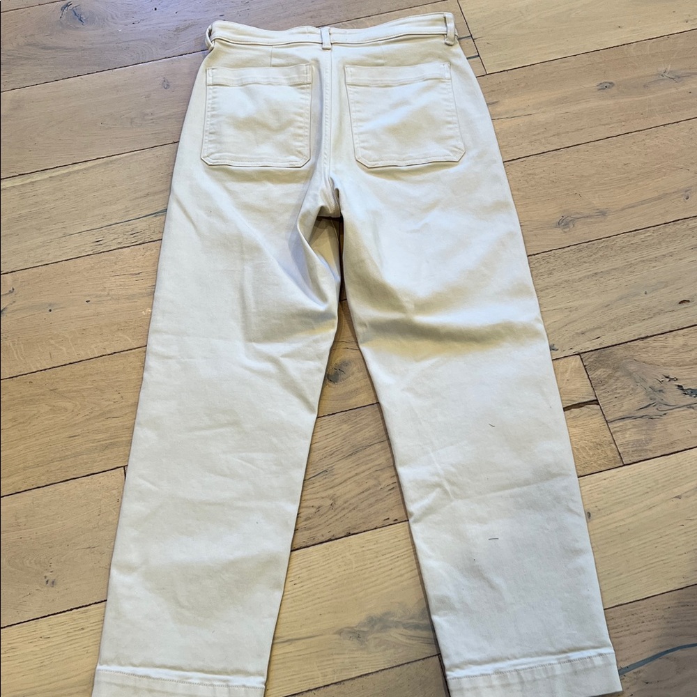 Everlane Beige straight leg crop tall, size 8 - Picture 4 of 4